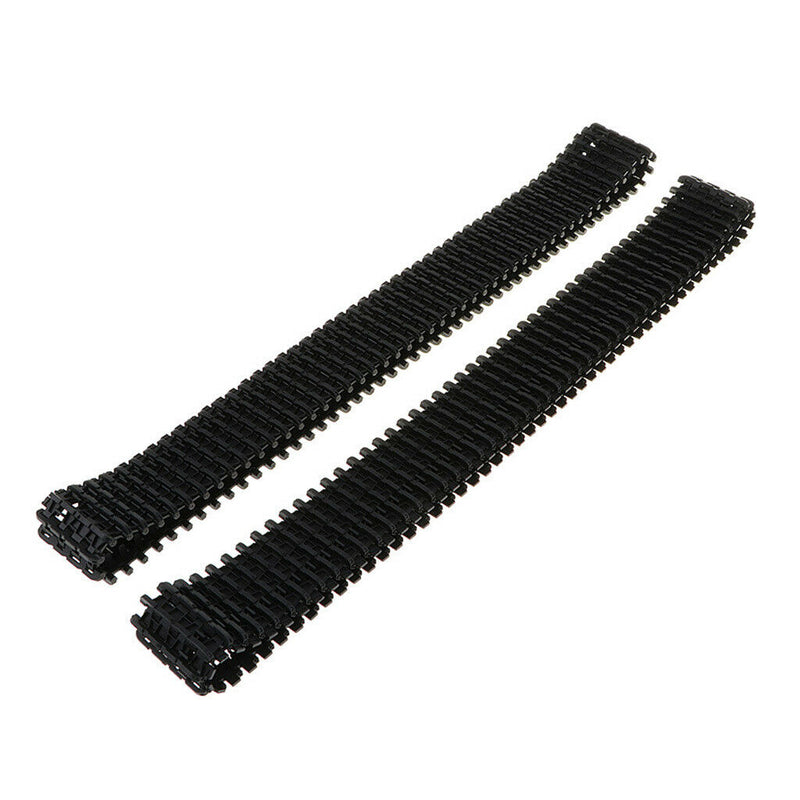 Black 2pcs 7cm Plastic Crawler Track for DIY Robotics RC Car Modified Parts