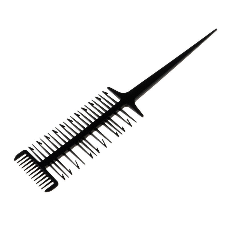 Styling Comb, 3-Way Weaving & Sectioning Foiling Comb for Hair Coloring,