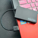 4 Port USB HUB 3.0 Multi Splitter Expansion Desktop PC Laptop Adapter D2D0 V9H6