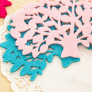 Set of 5 Tree Shaped Felt Coasters Holder Mats Pad Bowl Mug Tea Cup Placemats Fw