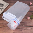 2L Plastic Cereal Dispenser Storage Box Kitchen Food Grain Rice ContainNDA Hn