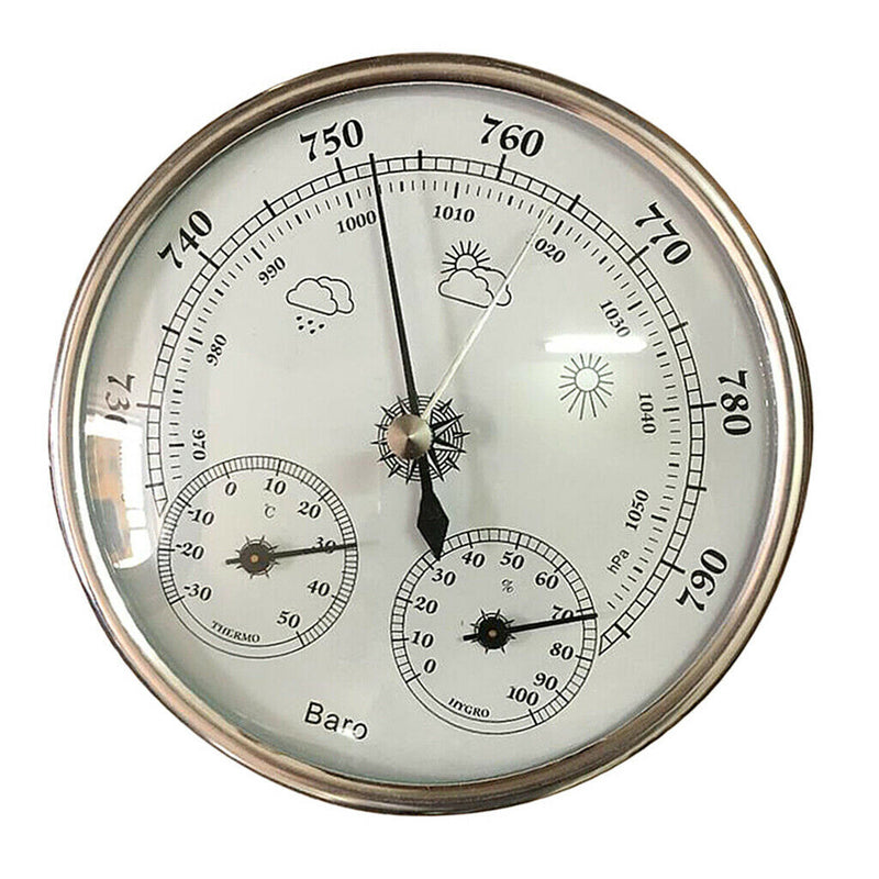 Weather Station 3 in 1 Indoor Thermometer Hygrometer Barometer Temperature