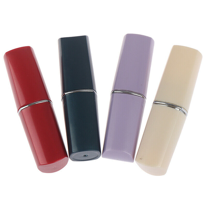 1pc Cute Secret Lipstick Shaped Stash Pills Box Holder Medicine Organizer C Hn