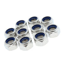 Lock Nut 50Pcs M20 Stainless Steel Hex With Nylon Insert By Bolt Dropper High