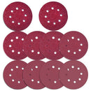 76 Pcs 8 Holes Sanding Discs, 5 Inch Hook and Loop include 40/ 60/ 80/ 100/