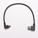 Mini USB 5 Pin Male to USB 2.0 A Male Cable Converter 90 Degree Adapter TOsp