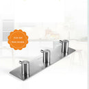 Self Adhesive Bathroom Wall Door Towel Stainless Steel Hanging Hook Silv HAM