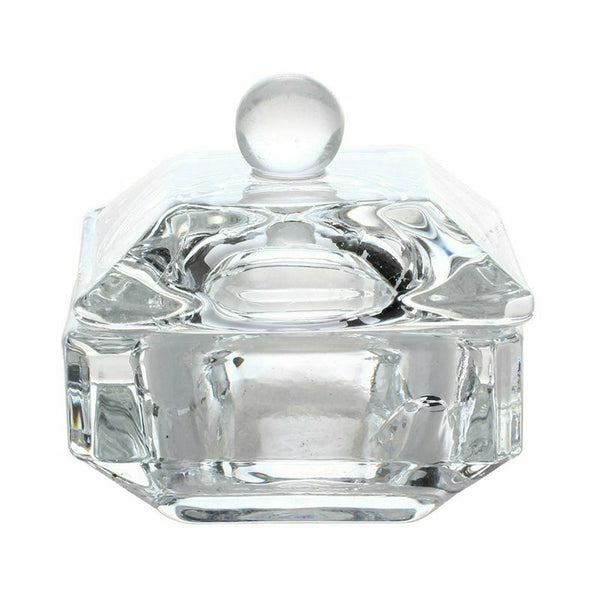 1 pcs New For Liquid Powder Tool Crystal Dappen Dish Nail Art Acrylic H6H4