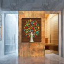 Painting By Numbers Kit DIY Color Tree Hand Painted Canvas Oil Art Picture