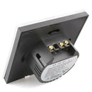 Light Switch with Wall Switch Touch Screen Glass Remote Control 2 Way Black