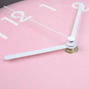 25cm Super Quite Clock Non Ticking Quartz Wall Clock Home Decor Pink