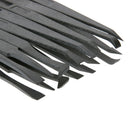 8pcs Portable Black Anti-static Plastic Tweezer Heat Resistant Repair Tool