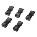 10 Pcs Plastic Buckle  Backpack Webbing Belt Ending