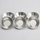 10pcs Aluminium Alloy Egg Tart Cupcake Cake Cookie Mold Lined Mould Baking Tools