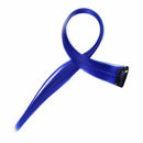 1 Pcs Clip Straight Hair Extensions Hair Piece Royal-blue