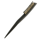 Natural Wood Nylon Bristle Short Thick Hair Teasing Brush Comb Hairbrush