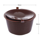 Plastic Coffee Filters Refillable Reusable Capsule Cup for Dolce Gusto
