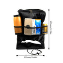 Auto Car Seat Back Multi-Pocket Storage Bag Organizer Holder Travel Hanger Black