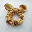 25pcs Hair Scrunchies Pack Bunny Ear Bands Elastic Pony Holders For Women Girl