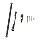 Metal Steering Servo Rod Linkage for 1/12 MN86K MN86KS RC Carwler Black