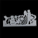 Wedding Couple Embossing Metal Cutting Dies Stencils Scrapbooking Folder JR FT