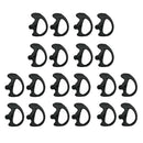 10 Pair Left Earmold Earbud Earplug for Puxing Two-Way Radio Kits Black