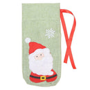 Christmas Red Wine Bottle Decor Set Xmas Party Bottles Cover (Santa Claus) A