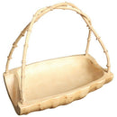 Fruit Plate Bamboo Root Handle Creative Bamboo Root Boat Fruit Basket Compr