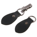 1 Pair PU Leather Horn Toggle Buttons Sew on Buckle with Metal Hooks Duffle