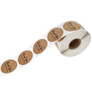 500x Paper Labels Thank You For Your Business Stickers