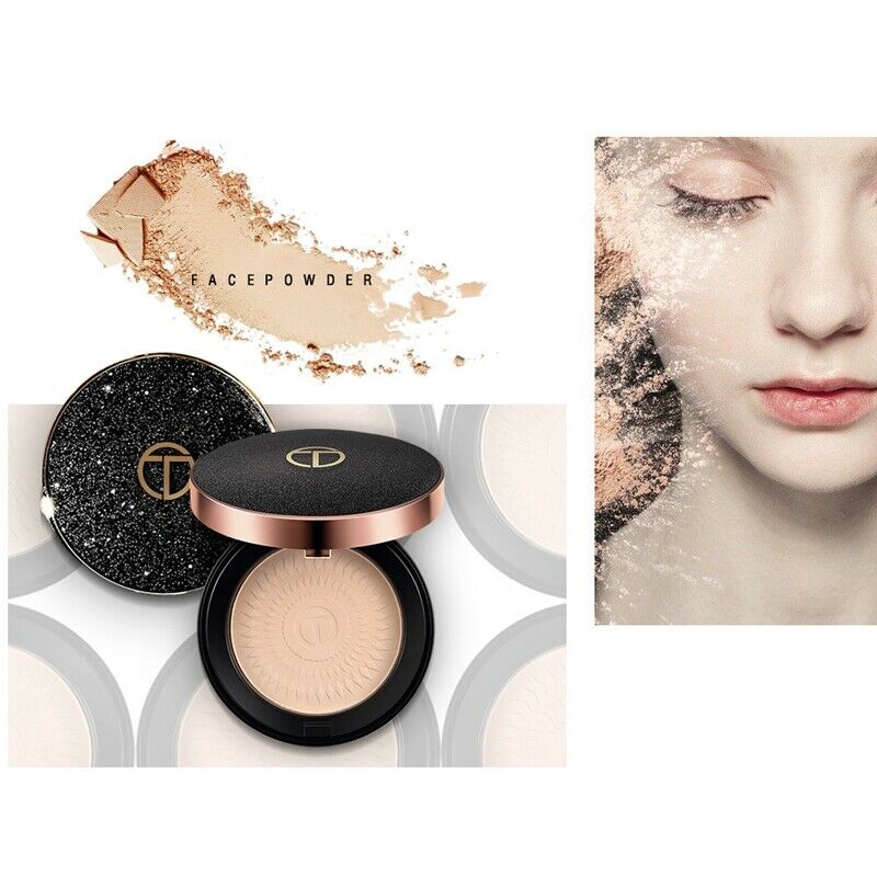 O.Two.O Natural Face Powder Mineral Foundations Oil-Control Brighten Concea X5J5