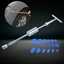 Paintless Dent Repair Hail Removal T Bar Slide Hammer+18pcs Glue Puller Tab
