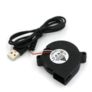 DC 5V USB Blower Fan 5cm 50mm 50x15mm Brushle Computer Cooling Sleeve Bearing LJ