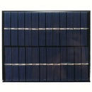 2W 12V 0-160MA Black solar panel O7E3