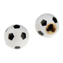 2 Pieces Copper Plastic American Style Bicycle Air Tire Valve Caps Bike Valve