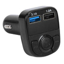 X22 Bluetooth 5.0 MP3 FM Transmitter Handsfree 3.1A LCD Display Car Charger