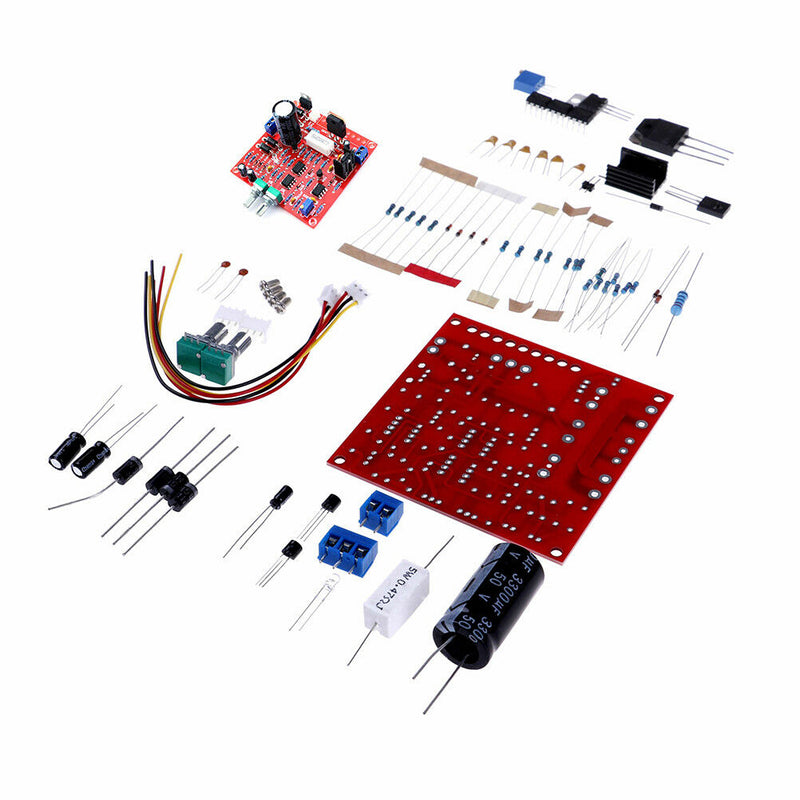 Red 0-30V 2mA-3A Adjustable DC Regulated Power Supply Board DIY Kit PCB B Gw
