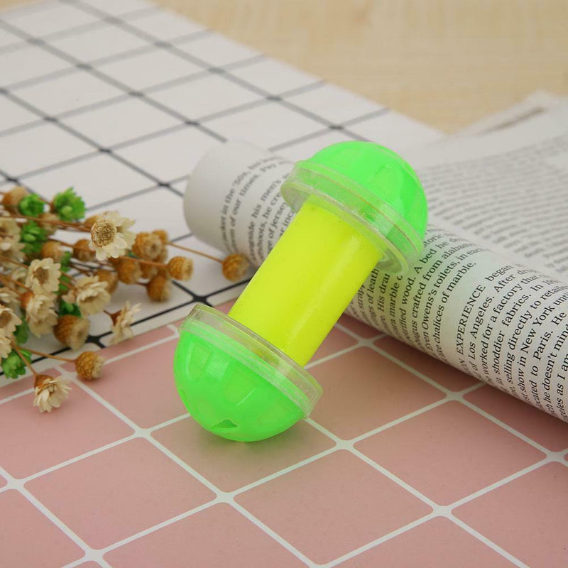 12pcs/Set Cat Dumbbell Bell Balls Pet Sound Rattle Plastic Interactive Toys