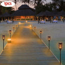 LED Solar Flame Light Outdoor Garden Courtyard Lawn Lamp Torch Light D6M5