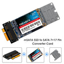 mSATA SSD to SATA 7+17 Pin Converter Card for Macbook Pro Retina 2012/iMac