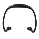 Sport Headset Headphone Card Earphone MP3 Music Player Micro SD TF (Black A