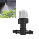 5x Adjustable Misting Nozzle with Tee Joint for Watering Irrigation Sprinkl3 Gw