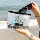 Clear Chicken Pen Bag Pencil Holder Storage Supplies Stationery Cosmetic Case JR