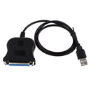 USB 2.0 to DB25 Parallel Printer LPT Adapter Lead Cable IEEE 1284 for Laptop