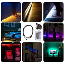DC 5V USB LED RGB Strip Light TV Back Lighting with 24-Key Remote 4 meters