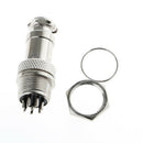 5Pcs Aviation Plug 16mm 8-Pin GX16-8  Power Chassis Male Female Panel Connector