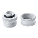 G1/4 Brass White Adapter Connector for 14mm OD PC DIY Water Cooling System Tubes