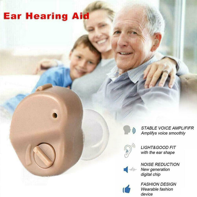 1PC Mini invisible Hearing Aid Digital Hearing Sound Voice Amplifier In-Ear NEW