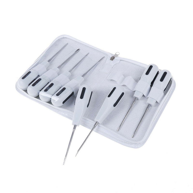 8Pc dental tooth extraction elevator minimally invasive extracting forceps 3CXP