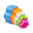 5pcs Colorful Fondant Cake Cookie Sugar craft Cutters Shapes Decorating Mol V8S6